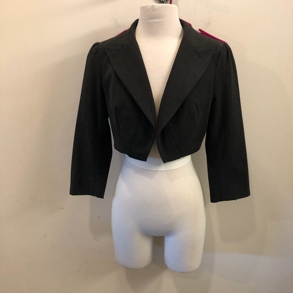 Nanette lepore crop pinstripe jacket - Picture 4 of 4